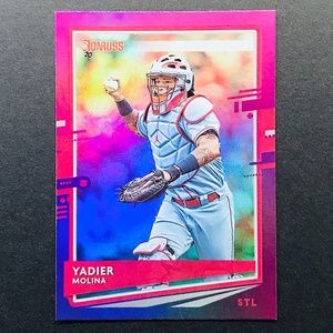 Yadier Molina - 2020 Donruss Holo Purple #69